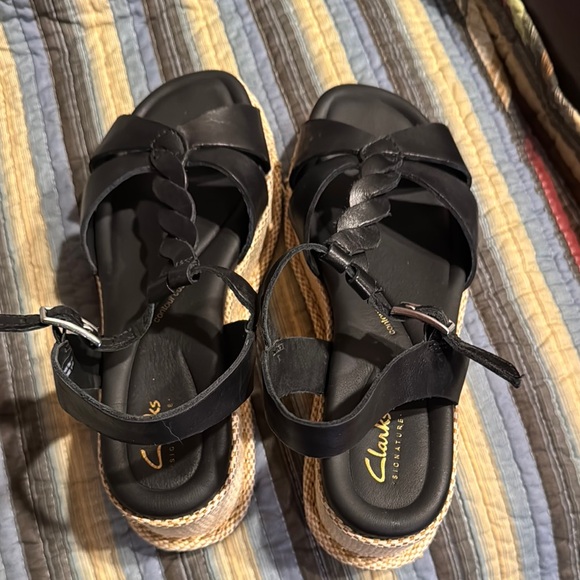 Clarks Shoes - Clarks signature wedges with contour cushion size 6 1/2